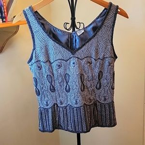 Silk Beaded Top